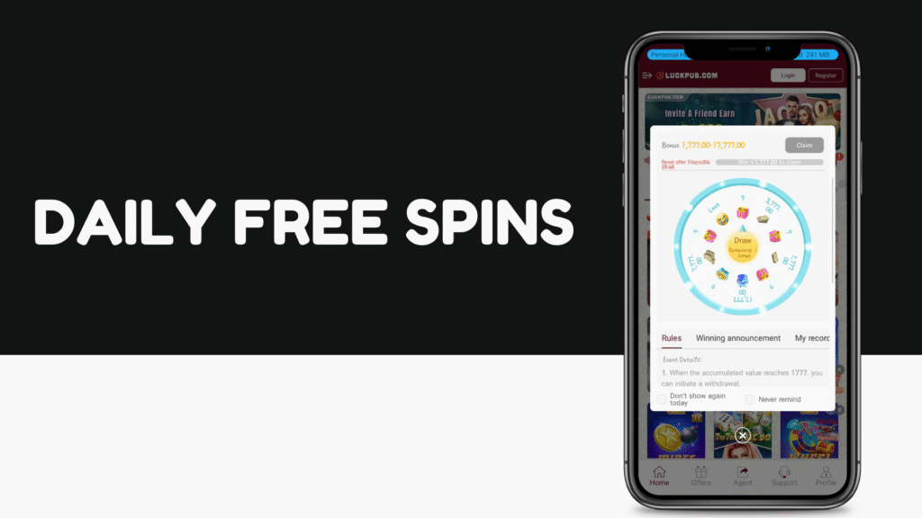 LuckPub Free Spin